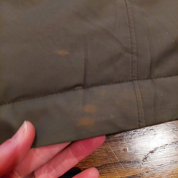 The North Face Women's Small/Petite Hyvent Parka in Olive Green and Black Camo - Picture 10 of 16